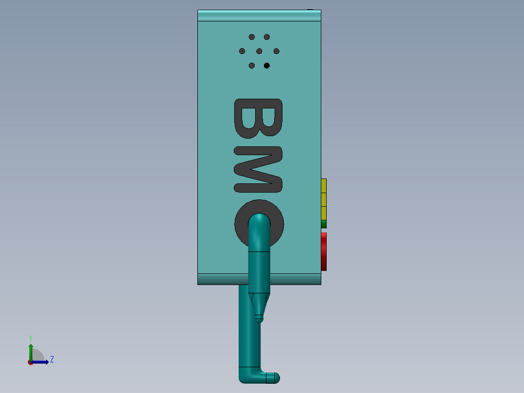 探险时光中的BMO或Beemo左视图