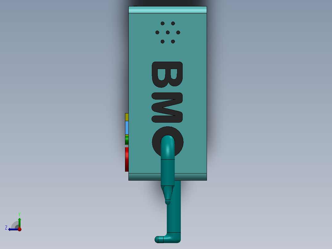 探险时光中的BMO或Beemo右视图