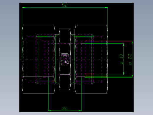 PARKER管接头EO Union G22LCF_front
