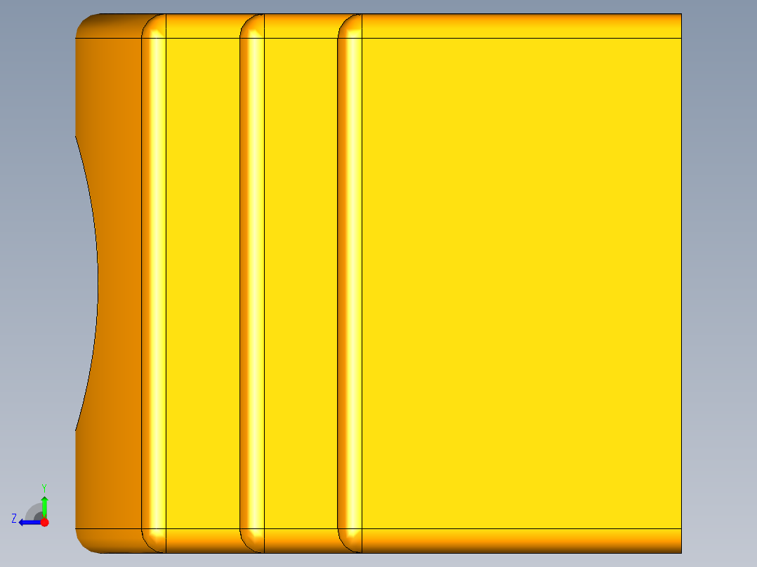 毕业设计零件右视图