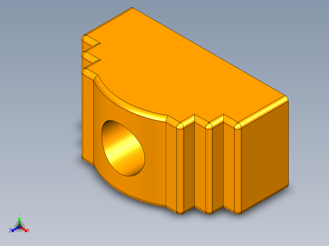 毕业设计零件正等轴测图