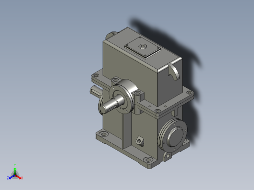 单级蜗杆减速器