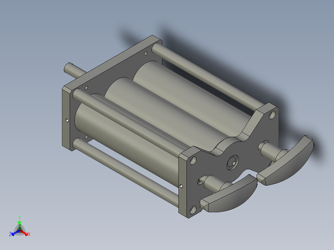 半自动标签贴标生产线设计-T牵引机构--V1
