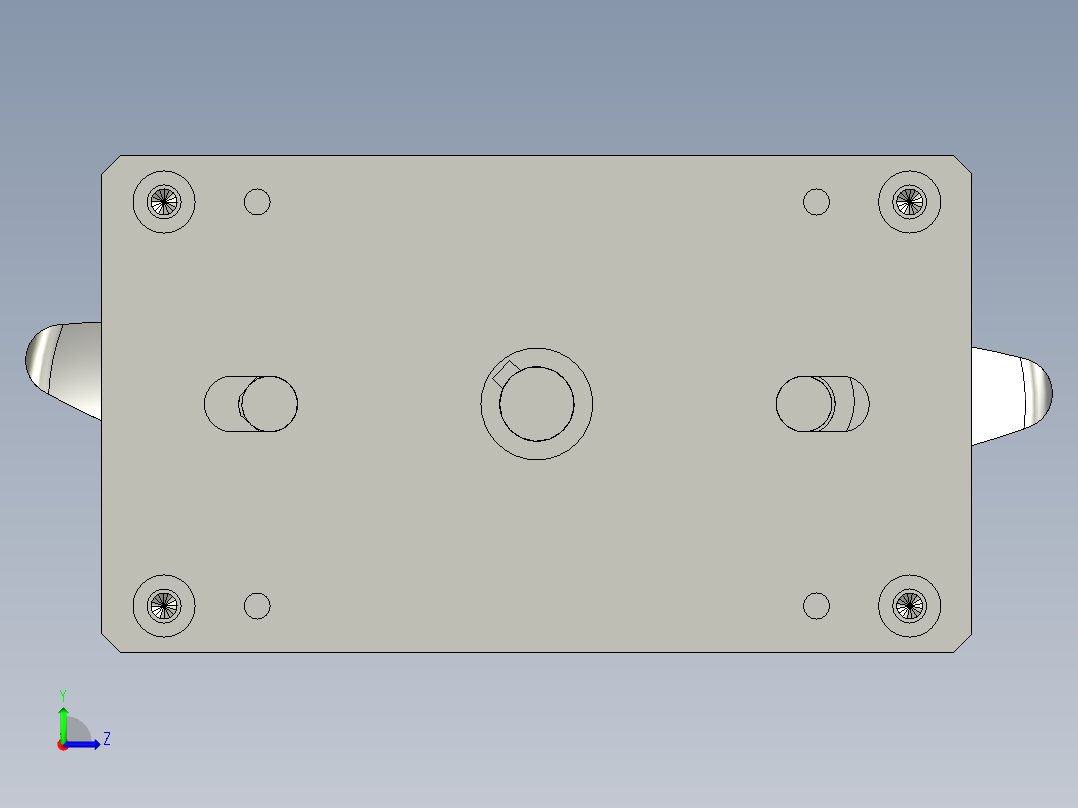 半自动标签贴标生产线设计-T牵引机构--V1左视图
