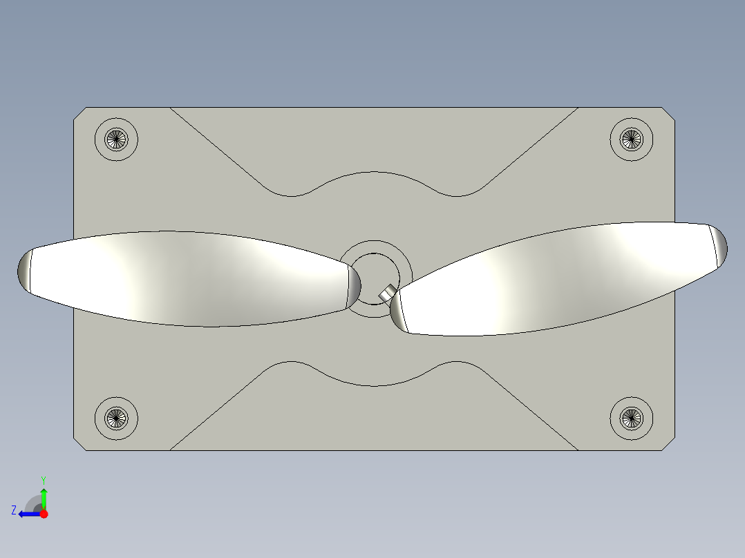 半自动标签贴标生产线设计-T牵引机构--V1右视图
