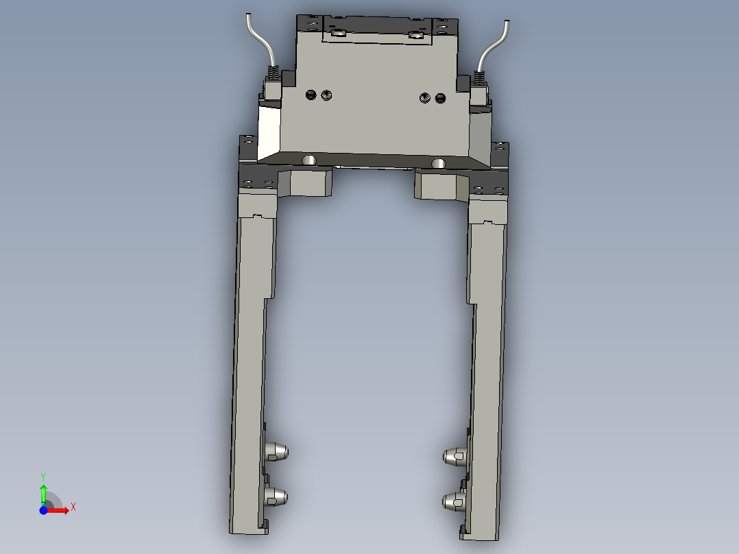 455468000102分支夹爪前视图