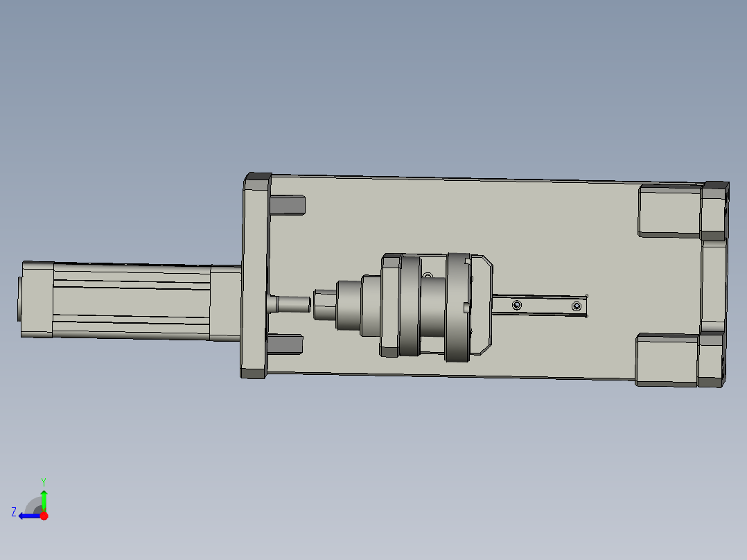 ZK05008压紧组件右视图
