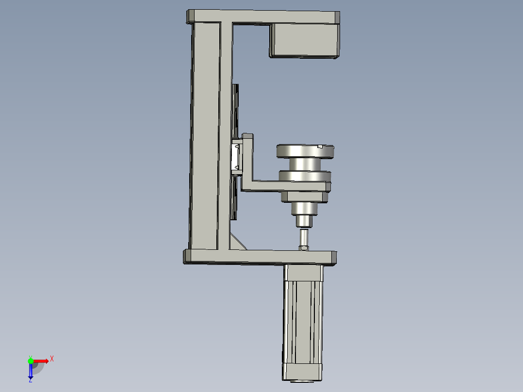 ZK05008压紧组件俯视图