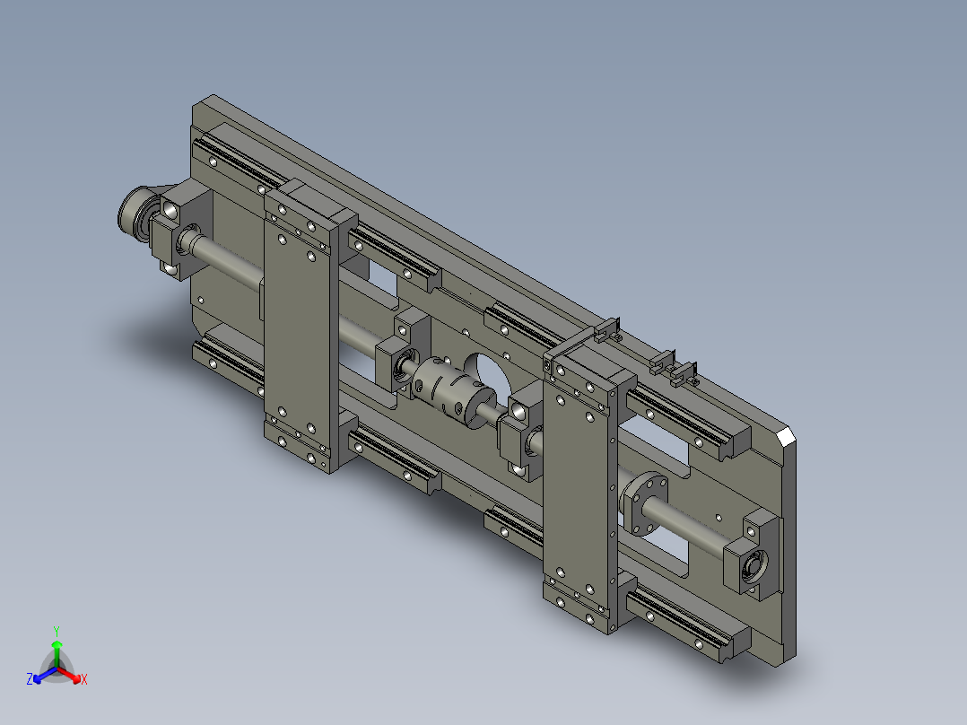 撑膜机构1主视图