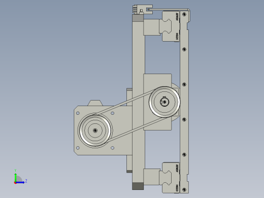 撑膜机构1左视缩略图
