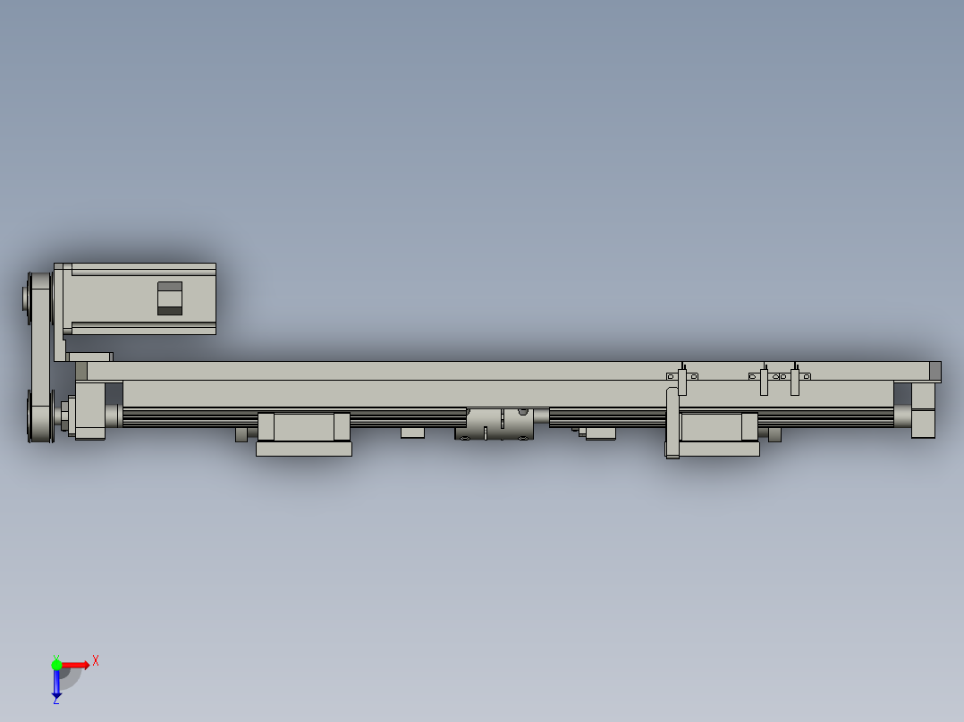 撑膜机构1俯视图