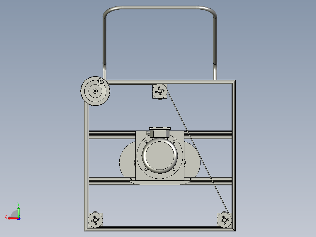 甘草田可拆卸手扶电动松土机后视图