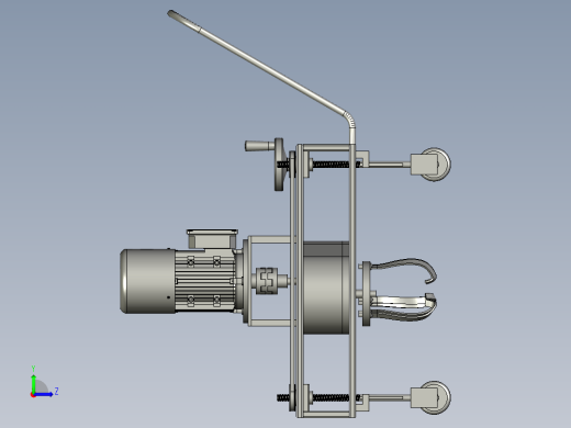 甘草田可拆卸手扶电动松土机左视缩略图