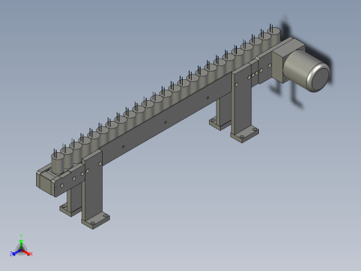 转移皮带部分正等轴测缩略图