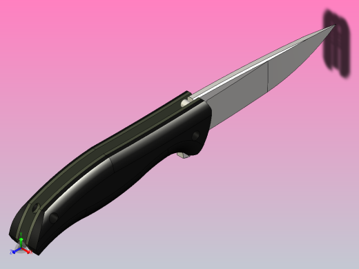 折叠刀正等轴测缩略图