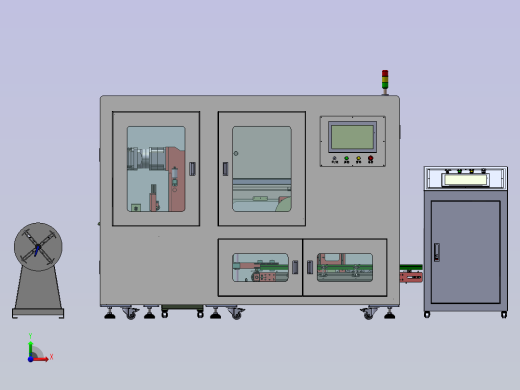 圆盘式铁芯冲压卷盘一体机前视缩略图