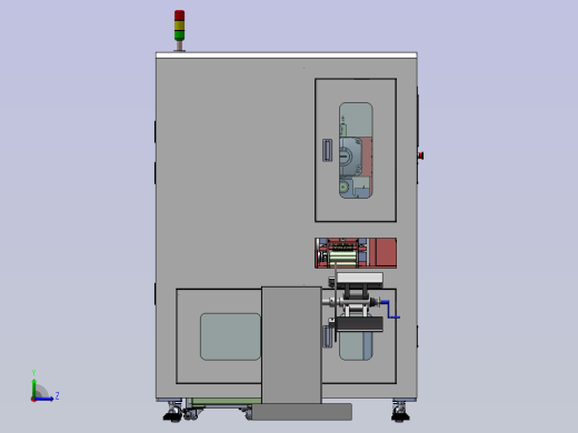圆盘式铁芯冲压卷盘一体机左视缩略图