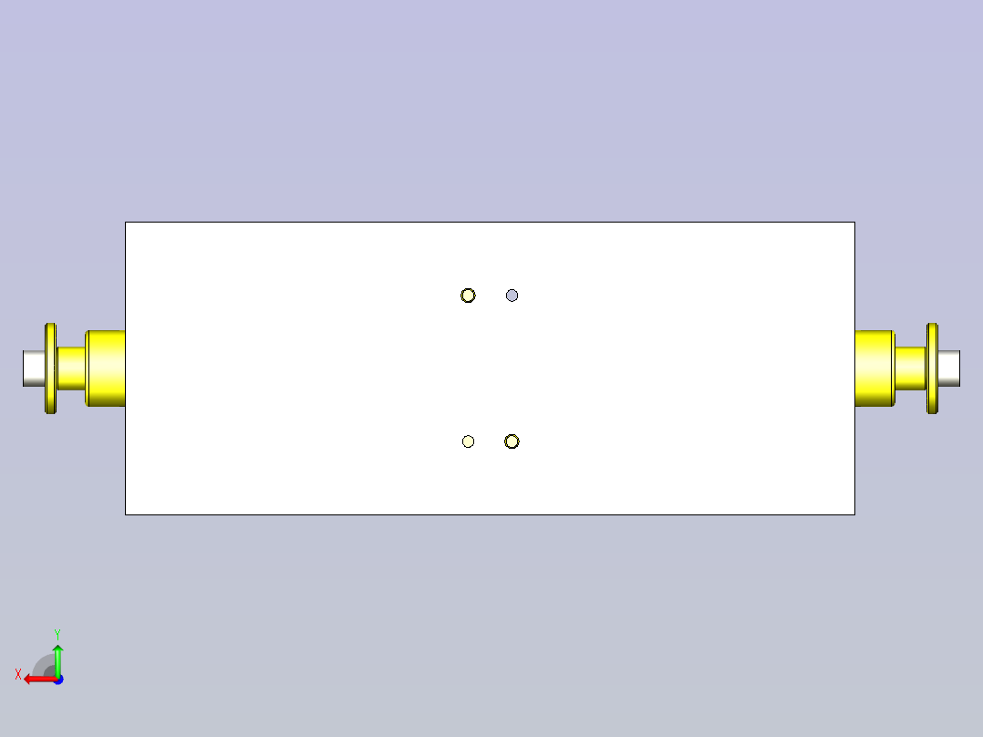 一种简易插入取出机构后视图