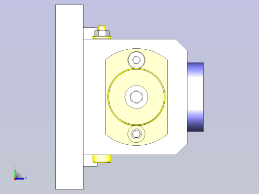 一种简易插入取出机构左视缩略图