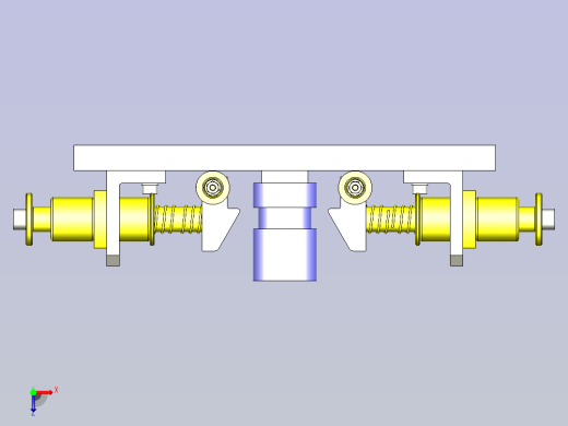 一种简易插入取出机构俯视缩略图