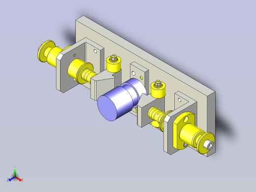 一种简易插入取出机构正等轴测缩略图