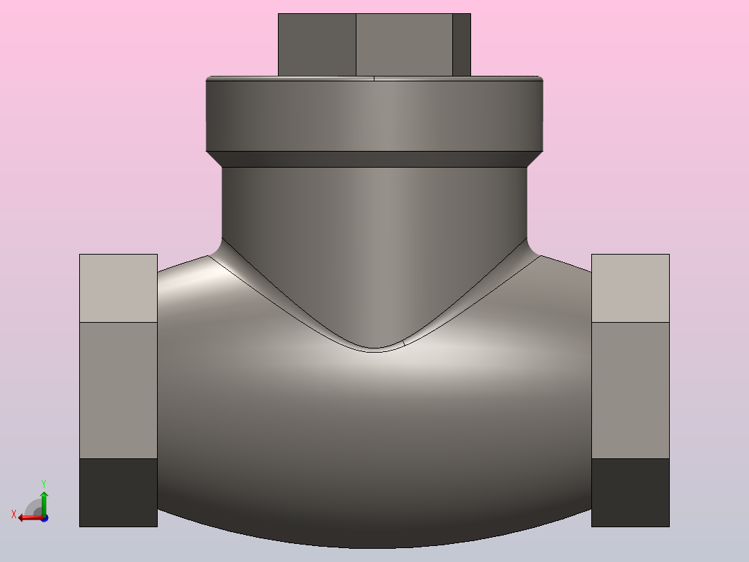 止回阀FNW-FNW16B200F后视图