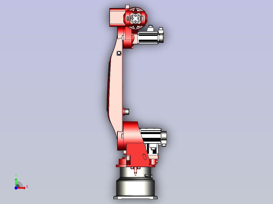 新松机器人SR20A 3D模型前视图