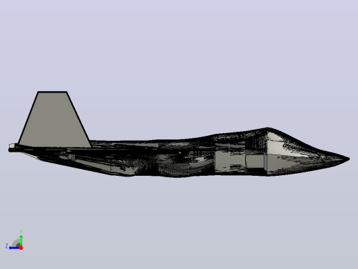 lockheed-martin-f-22-raptor飞机右视缩略图