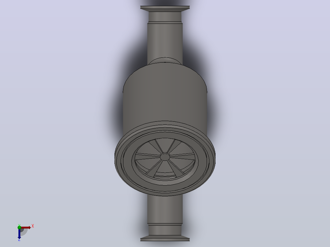 DGX09Y型卡式过滤器[DGX09-DN32]俯视图