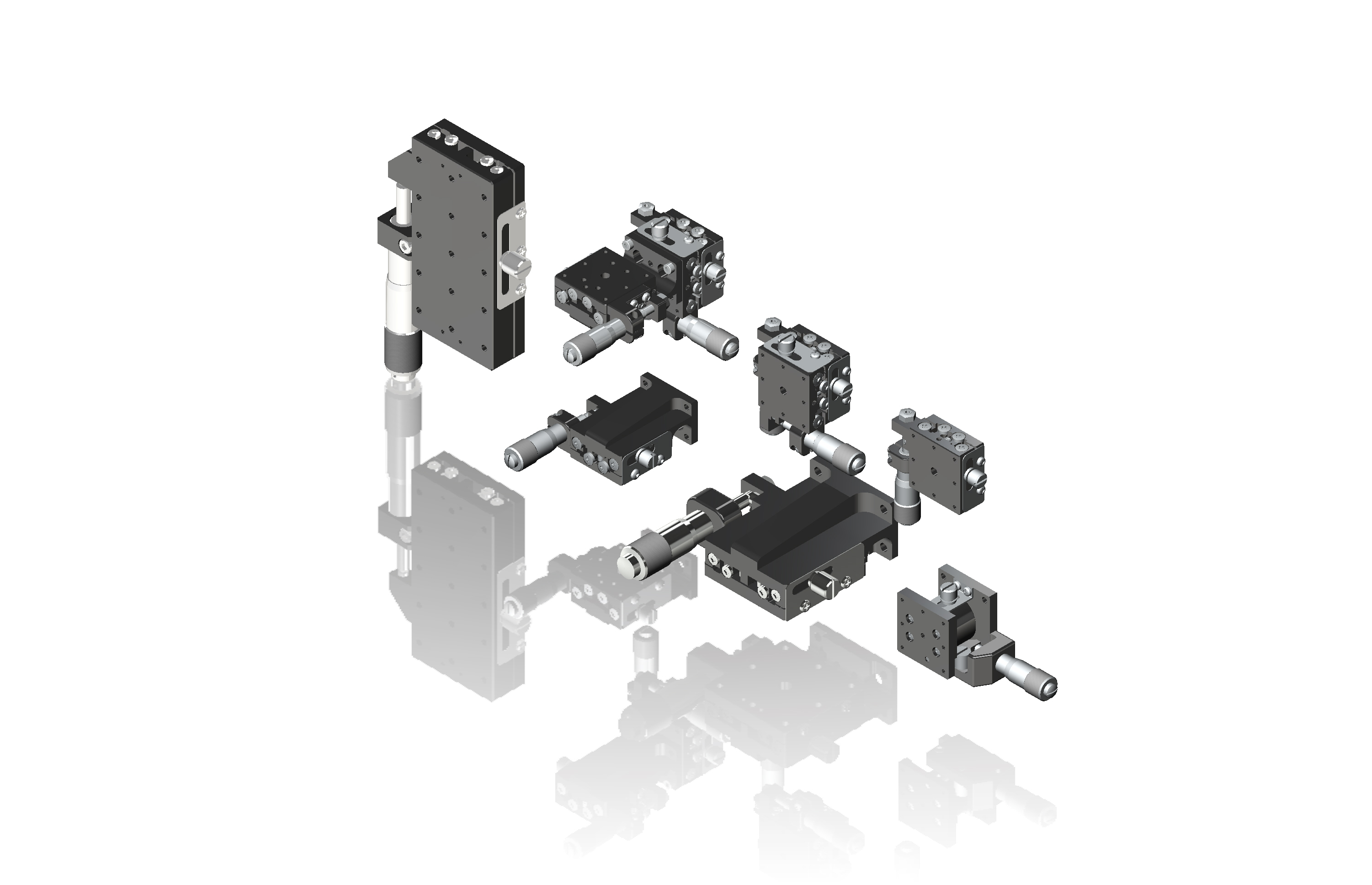 opto sigma-25毫米40毫米钢制载物台X中心驱动装置