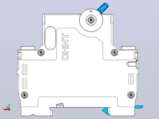 NBDP-63 1P小型断路器三维模型202404后视缩略图