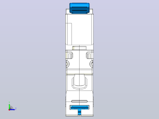 NBDP-63 1P小型断路器三维模型202404左视缩略图