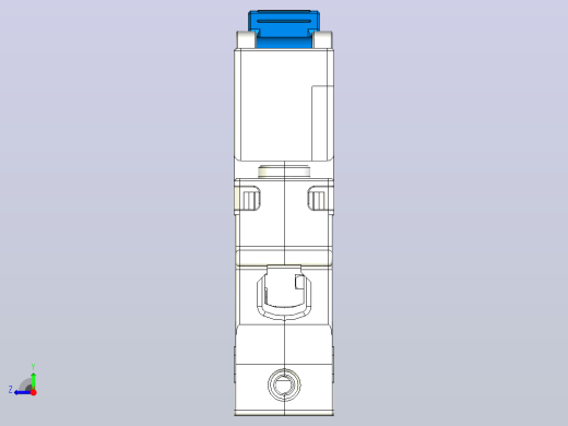 NBDP-63 1P小型断路器三维模型202404右视缩略图
