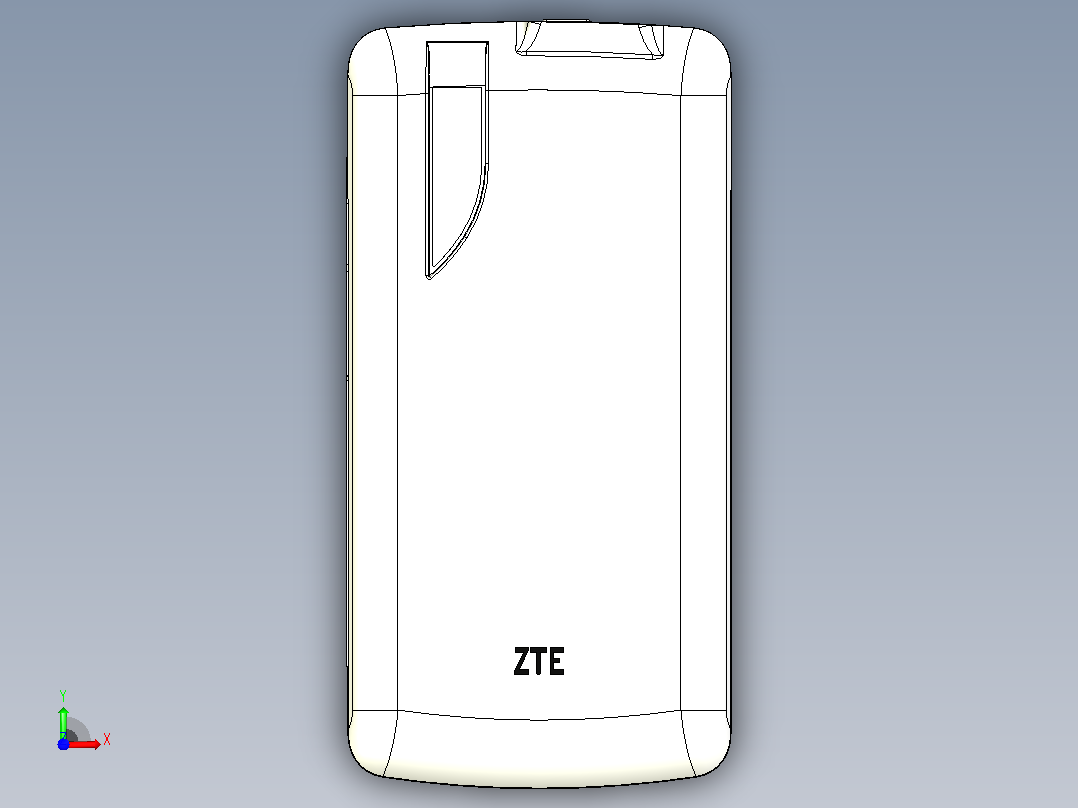 中兴blade 12前视图
