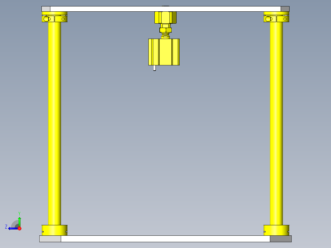 悬吊式升降机右视图