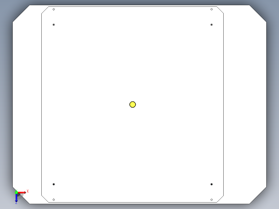 悬吊式升降机俯视图