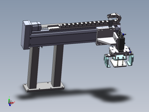 同步轮模组移载夹取结构sw18可编辑