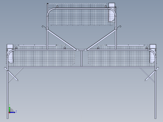 兔子笼专业养殖笼模型左视缩略图