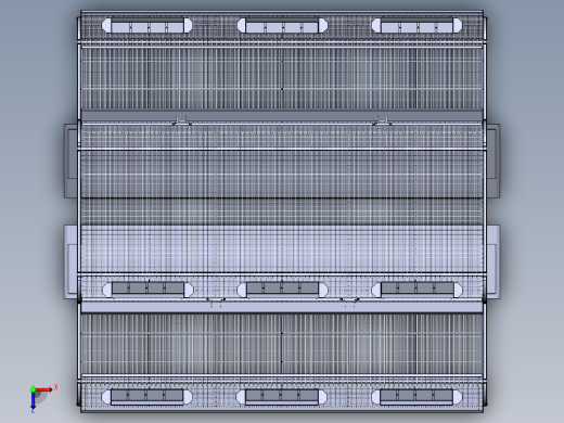 兔子笼专业养殖笼模型俯视缩略图