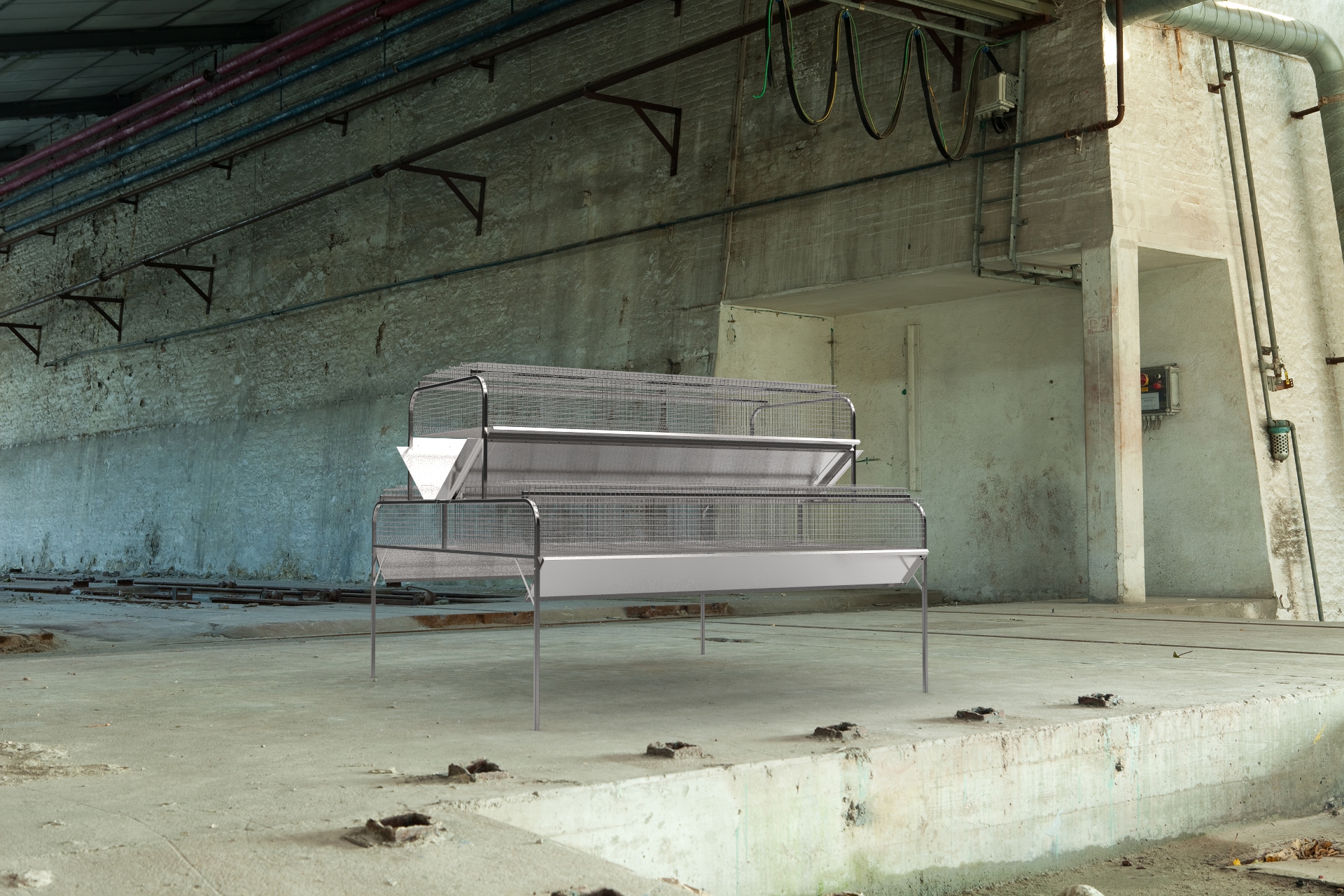 兔子笼专业养殖笼模型