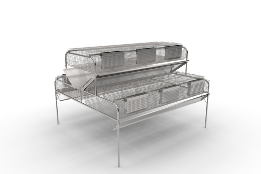 兔子笼专业养殖笼模型缩略图