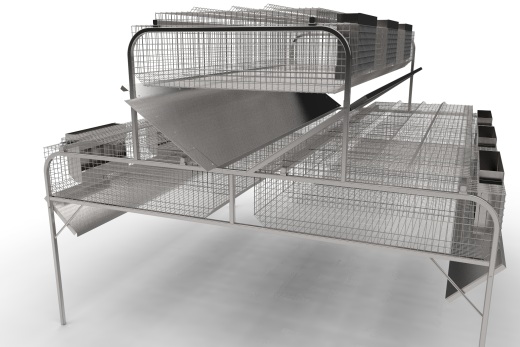 兔子笼专业养殖笼模型缩略图
