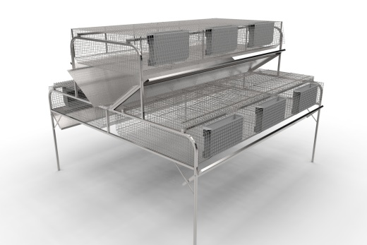 兔子笼专业养殖笼模型缩略图