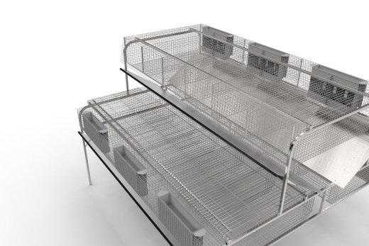 兔子笼专业养殖笼模型缩略图