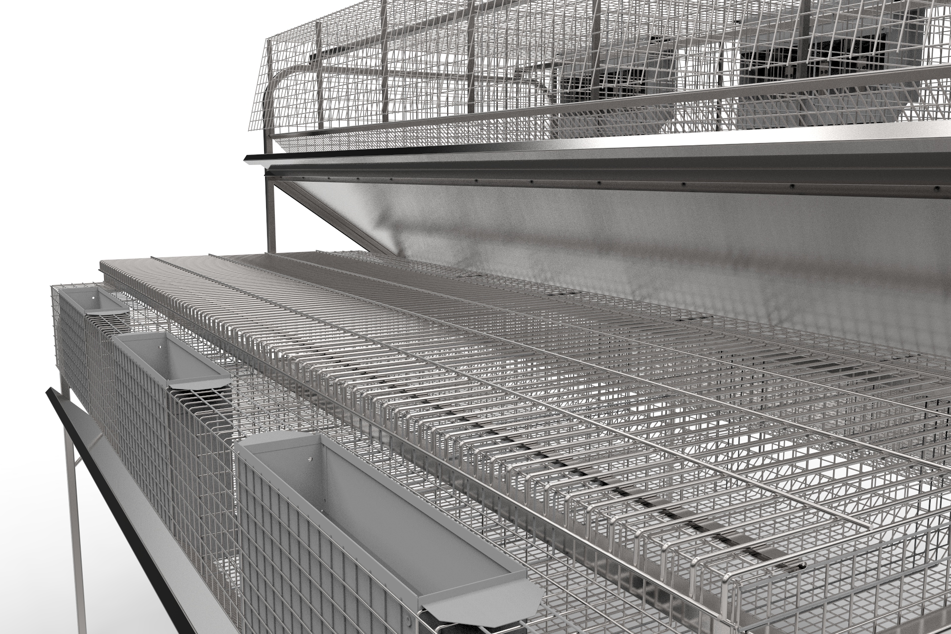 兔子笼专业养殖笼模型