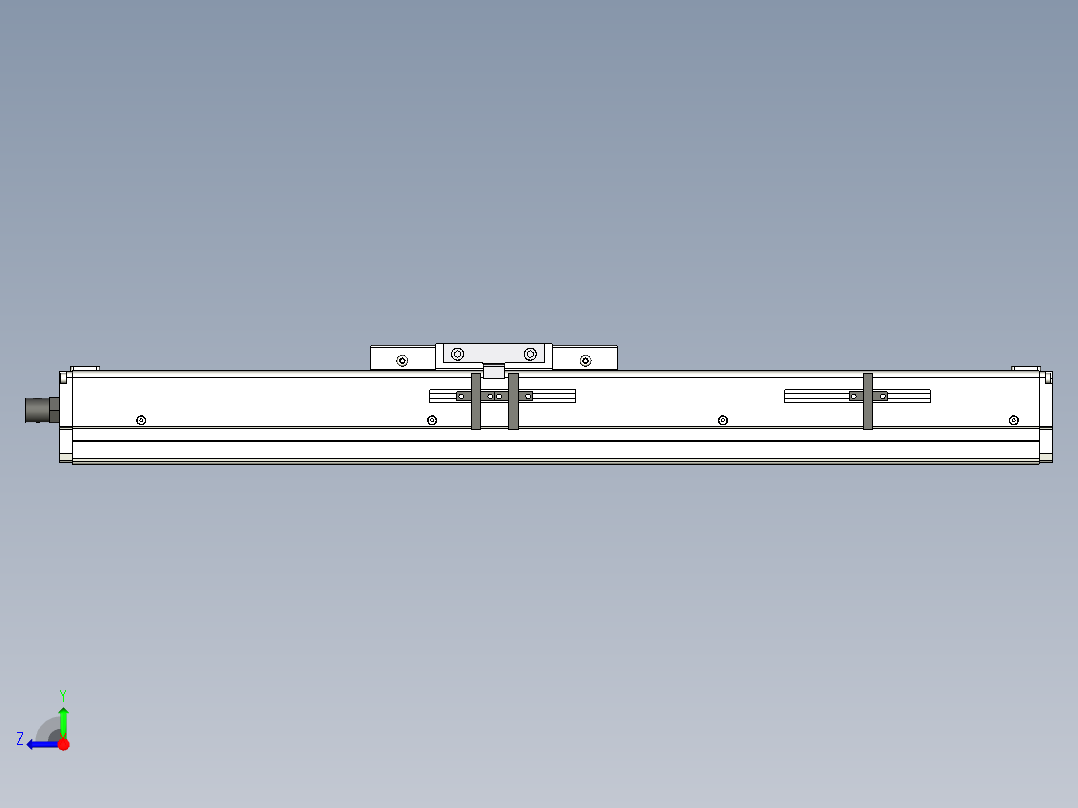 Toyo东佑达直线模组-ECH12-250-M+煞車右视图