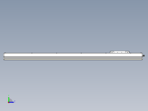 Toyo东佑达直线模组-ECH17-1250-M-400W-D4左视缩略图