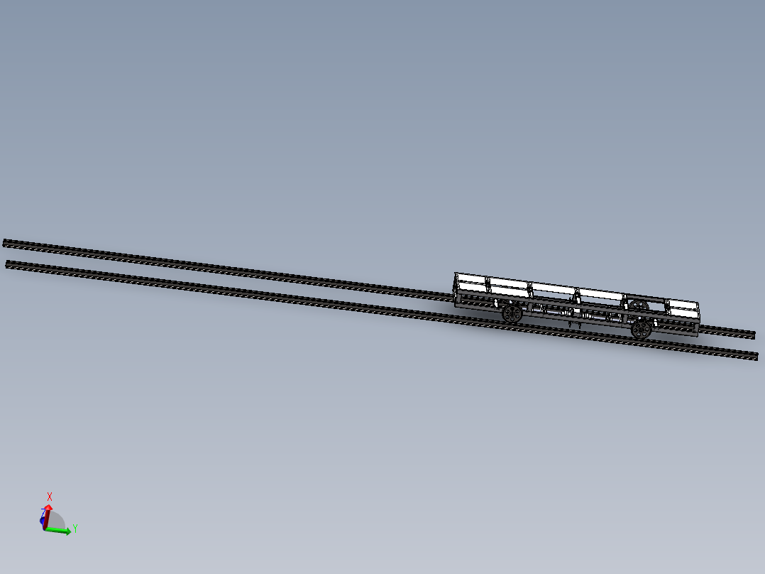 钢轨打磨工艺试验台载轨小车sw14可编辑