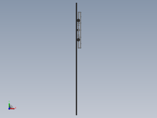 钢轨打磨工艺试验台载轨小车sw14可编辑前视缩略图