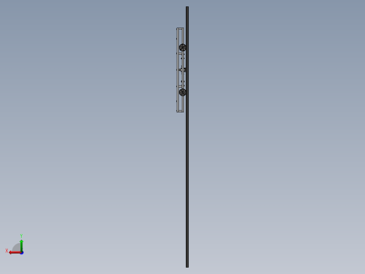 钢轨打磨工艺试验台载轨小车sw14可编辑后视缩略图